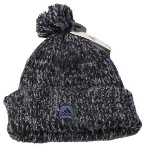 Adidas Women's Beanie Hat One Size Black Aeroready Three Stripe Life New NWT